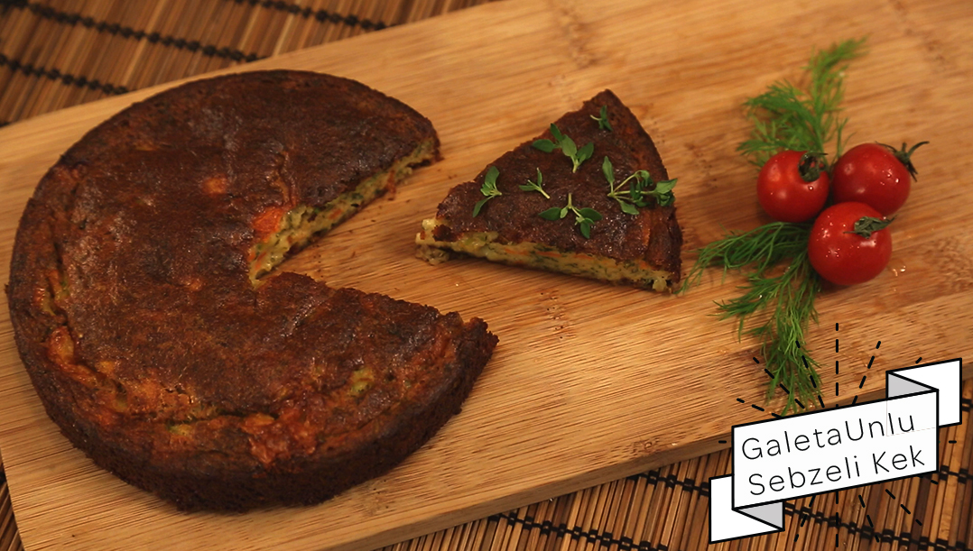 Galeta Unlu Sebzeli Kek Tarifi