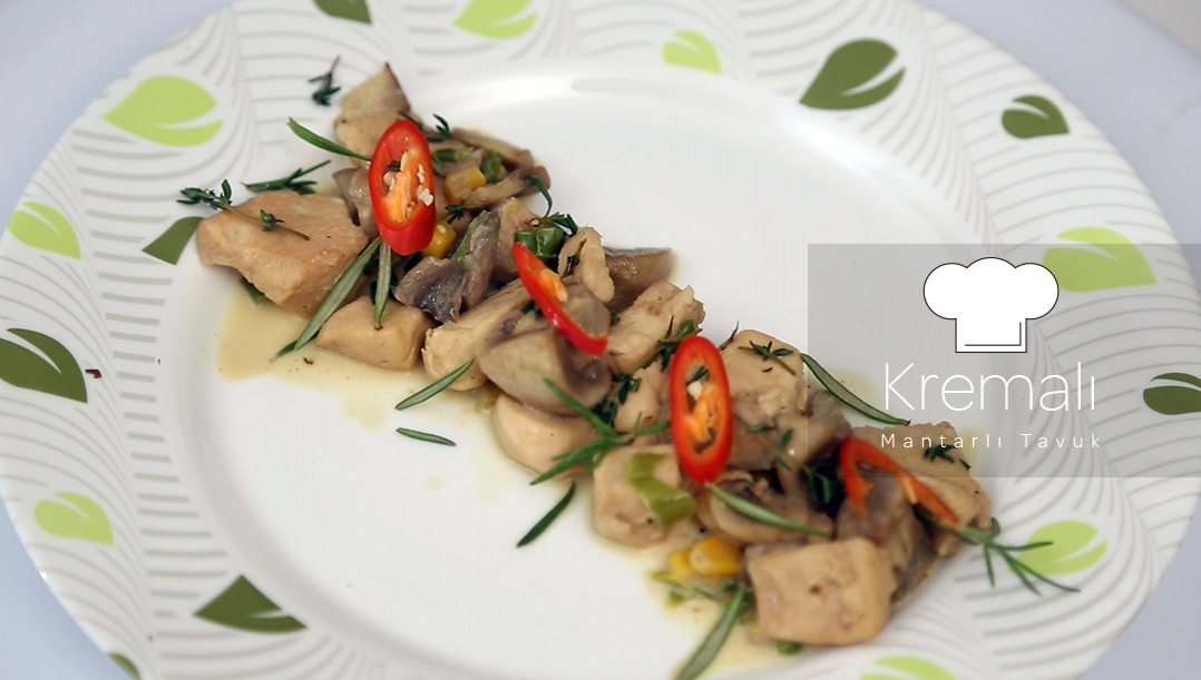 Kremalı Mantarlı Tavuk Tarifi