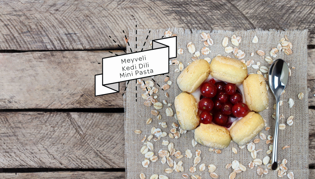 Meyveli Kedi Dilli Mini Pasta Tarifi